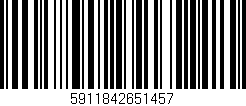 Código de barras (EAN, GTIN, SKU, ISBN): '5911842651457'