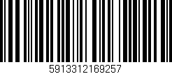 Código de barras (EAN, GTIN, SKU, ISBN): '5913312169257'