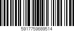 Código de barras (EAN, GTIN, SKU, ISBN): '5917759689514'