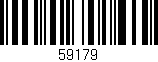 Código de barras (EAN, GTIN, SKU, ISBN): '59179'
