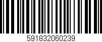 Código de barras (EAN, GTIN, SKU, ISBN): '591832060239'