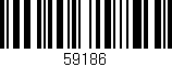 Código de barras (EAN, GTIN, SKU, ISBN): '59186'