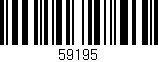 Código de barras (EAN, GTIN, SKU, ISBN): '59195'