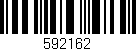 Código de barras (EAN, GTIN, SKU, ISBN): '592162'