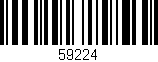 Código de barras (EAN, GTIN, SKU, ISBN): '59224'