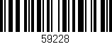 Código de barras (EAN, GTIN, SKU, ISBN): '59228'