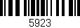 Código de barras (EAN, GTIN, SKU, ISBN): '5923'