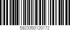 Código de barras (EAN, GTIN, SKU, ISBN): '5923350120172'