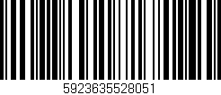 Código de barras (EAN, GTIN, SKU, ISBN): '5923635528051'