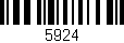 Código de barras (EAN, GTIN, SKU, ISBN): '5924'