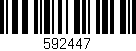 Código de barras (EAN, GTIN, SKU, ISBN): '592447'