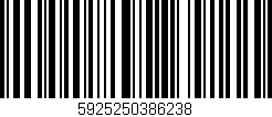 Código de barras (EAN, GTIN, SKU, ISBN): '5925250386238'