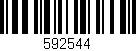 Código de barras (EAN, GTIN, SKU, ISBN): '592544'