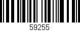 Código de barras (EAN, GTIN, SKU, ISBN): '59255'