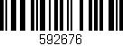 Código de barras (EAN, GTIN, SKU, ISBN): '592676'