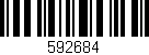 Código de barras (EAN, GTIN, SKU, ISBN): '592684'
