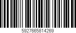 Código de barras (EAN, GTIN, SKU, ISBN): '5927665814269'