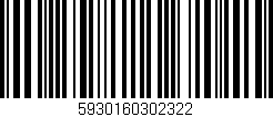 Código de barras (EAN, GTIN, SKU, ISBN): '5930160302322'