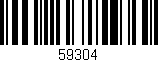 Código de barras (EAN, GTIN, SKU, ISBN): '59304'