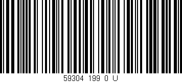 Código de barras (EAN, GTIN, SKU, ISBN): '59304_199_0_U'