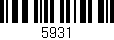 Código de barras (EAN, GTIN, SKU, ISBN): '5931'