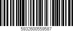 Código de barras (EAN, GTIN, SKU, ISBN): '5932600559587'