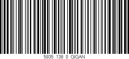 Código de barras (EAN, GTIN, SKU, ISBN): '5935_138_0_GIGAN'