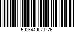Código de barras (EAN, GTIN, SKU, ISBN): '5936440070776'