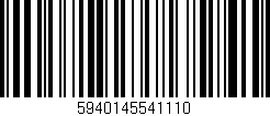 Código de barras (EAN, GTIN, SKU, ISBN): '5940145541110'