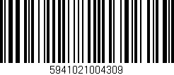 Código de barras (EAN, GTIN, SKU, ISBN): '5941021004309'