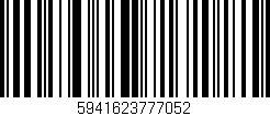 Código de barras (EAN, GTIN, SKU, ISBN): '5941623777052'