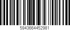 Código de barras (EAN, GTIN, SKU, ISBN): '5943664452981'