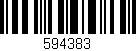 Código de barras (EAN, GTIN, SKU, ISBN): '594383'
