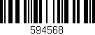Código de barras (EAN, GTIN, SKU, ISBN): '594568'
