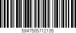 Código de barras (EAN, GTIN, SKU, ISBN): '5947505712135'