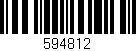 Código de barras (EAN, GTIN, SKU, ISBN): '594812'