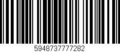 Código de barras (EAN, GTIN, SKU, ISBN): '5948737777282'