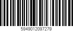 Código de barras (EAN, GTIN, SKU, ISBN): '5949012097279'