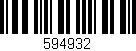 Código de barras (EAN, GTIN, SKU, ISBN): '594932'