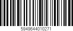 Código de barras (EAN, GTIN, SKU, ISBN): '5949644010271'