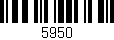 Código de barras (EAN, GTIN, SKU, ISBN): '5950'