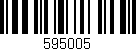 Código de barras (EAN, GTIN, SKU, ISBN): '595005'