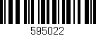 Código de barras (EAN, GTIN, SKU, ISBN): '595022'