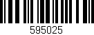 Código de barras (EAN, GTIN, SKU, ISBN): '595025'