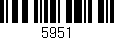 Código de barras (EAN, GTIN, SKU, ISBN): '5951'