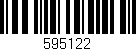 Código de barras (EAN, GTIN, SKU, ISBN): '595122'