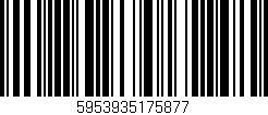 Código de barras (EAN, GTIN, SKU, ISBN): '5953935175877'