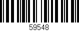 Código de barras (EAN, GTIN, SKU, ISBN): '59548'