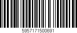 Código de barras (EAN, GTIN, SKU, ISBN): '5957171500691'