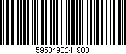 Código de barras (EAN, GTIN, SKU, ISBN): '5958493241903'
